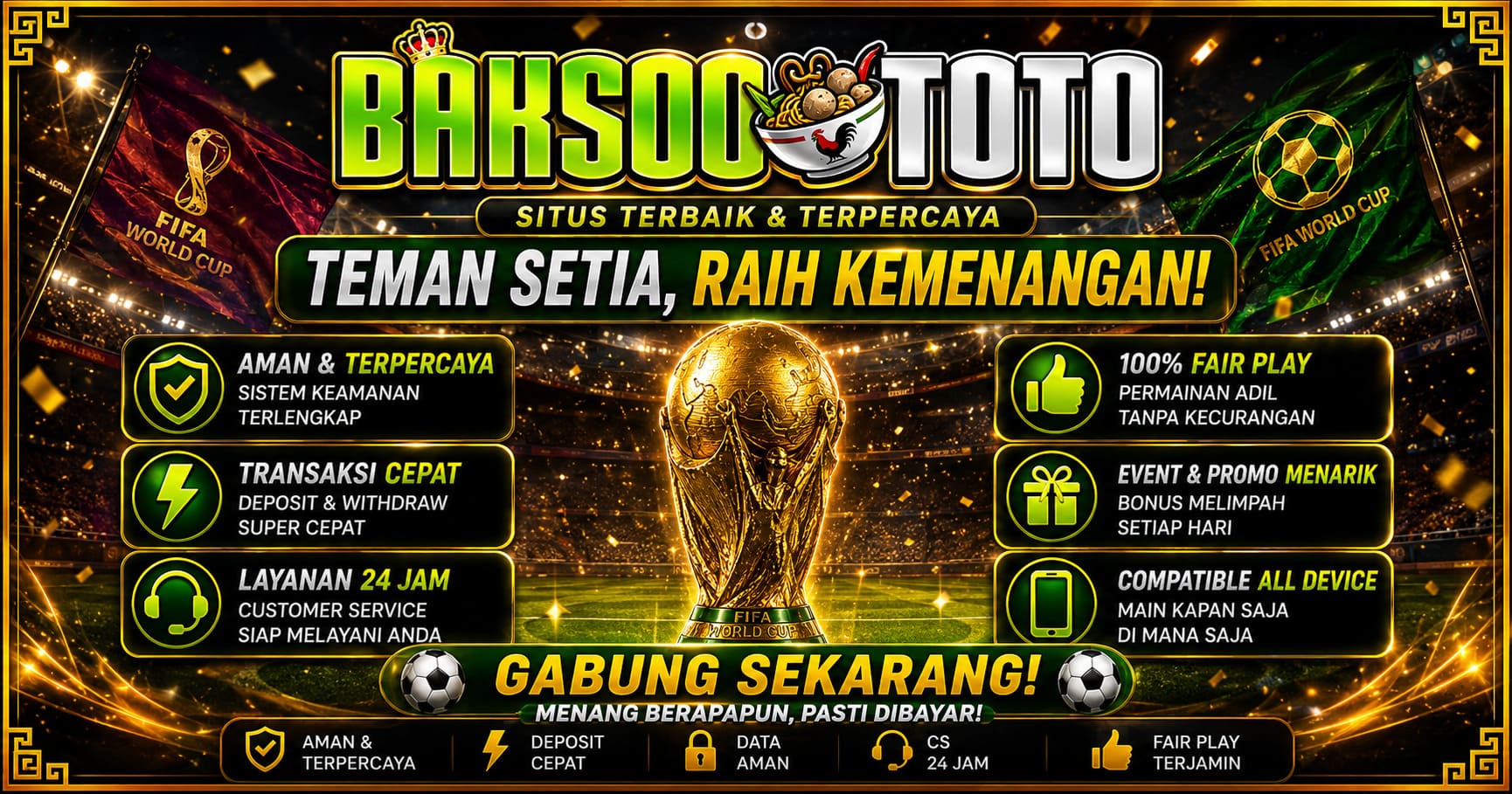 Baksototo - Bandar Resmi Fifa World Cup 2026